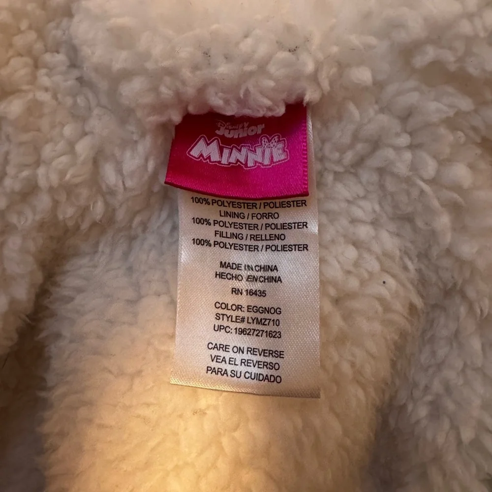 Toddler Minnie Mouse Hooded Puffer Jacket - 2T EUC